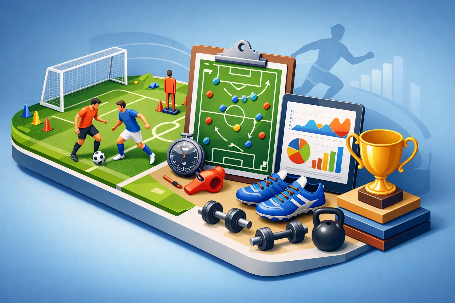 Plano de treino para performance no futebol